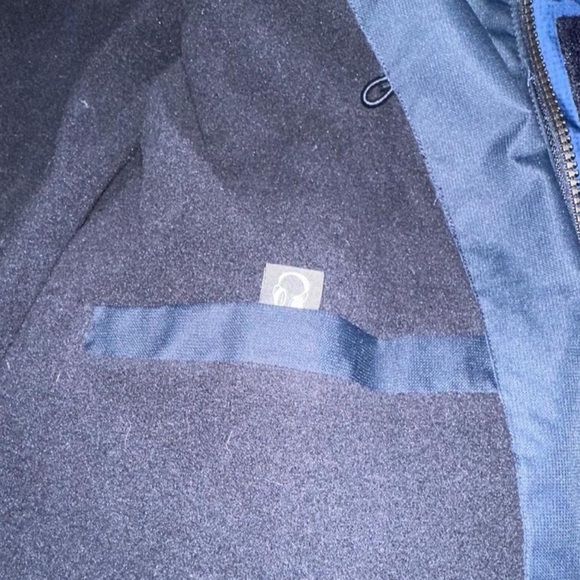 Men’s winter ski jacket coat by Outdoor Life Blue L EUC - Picture 6 of 8